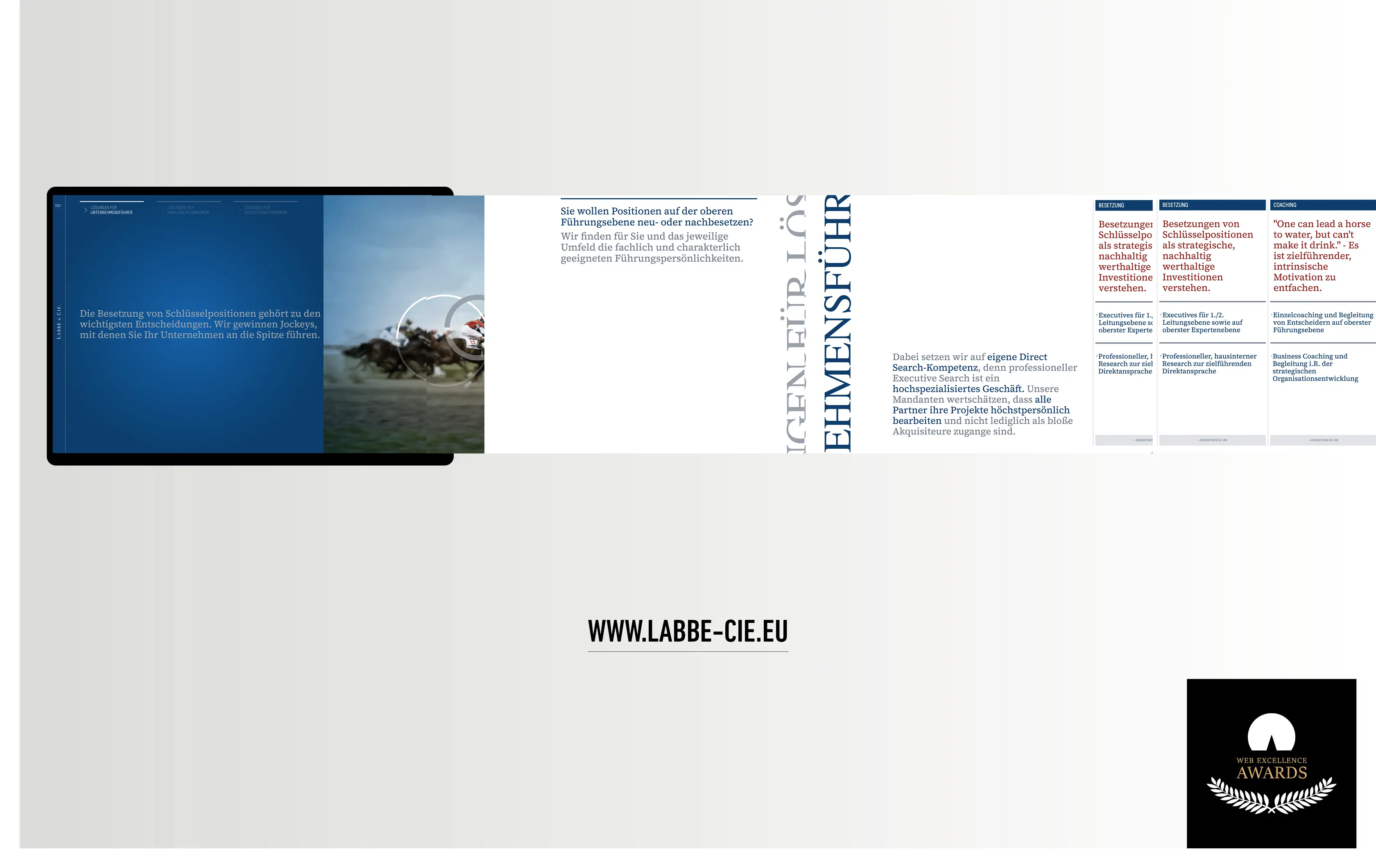 LABBÉ & CIE. | WEB EXCELLENCE AWARD LABBÉ & CIE. | WEB EXCELLENCE AWARD