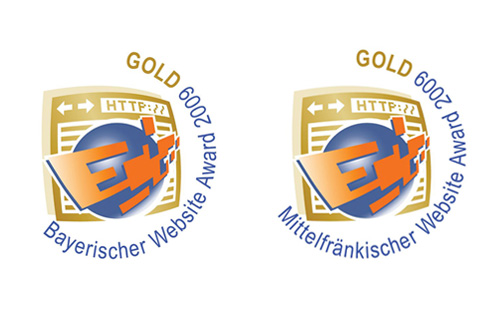 Gold beim Bayerischen Website Award